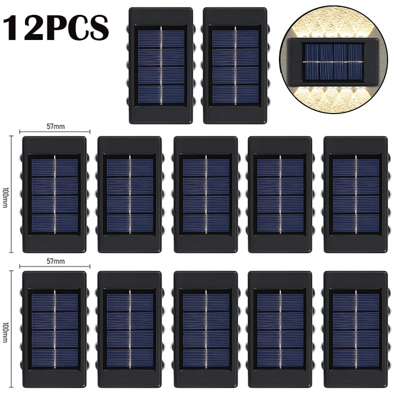 Solar Powered Wall Decor Lights