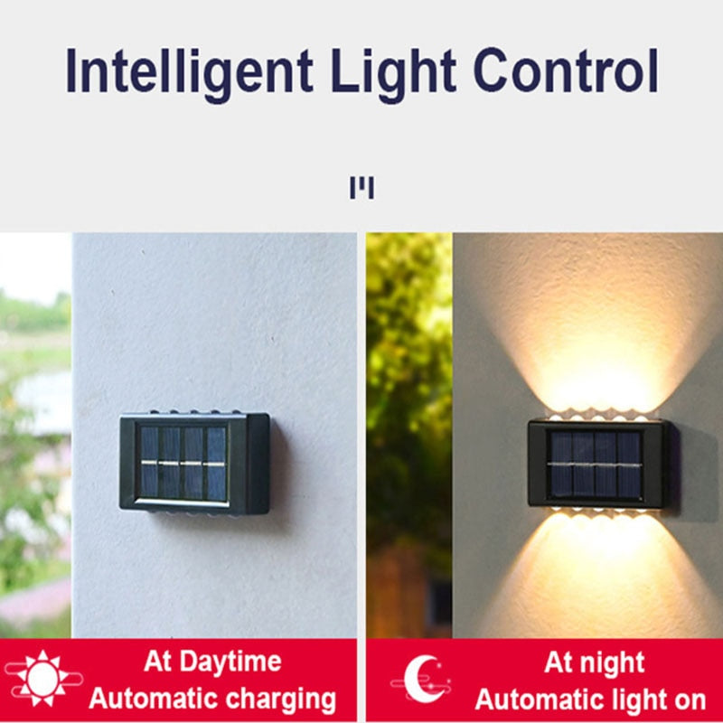 Solar Powered Wall Decor Lights