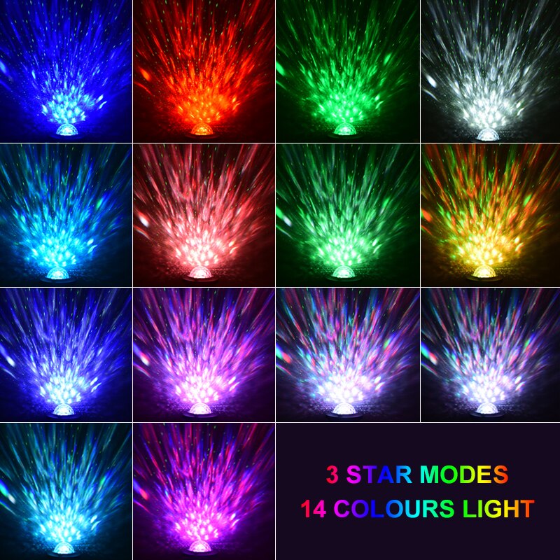 LED Galaxy Bluetooth Speaker Projector