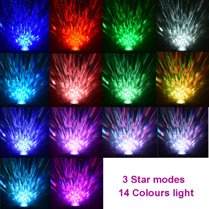 LED Galaxy Bluetooth Speaker Projector