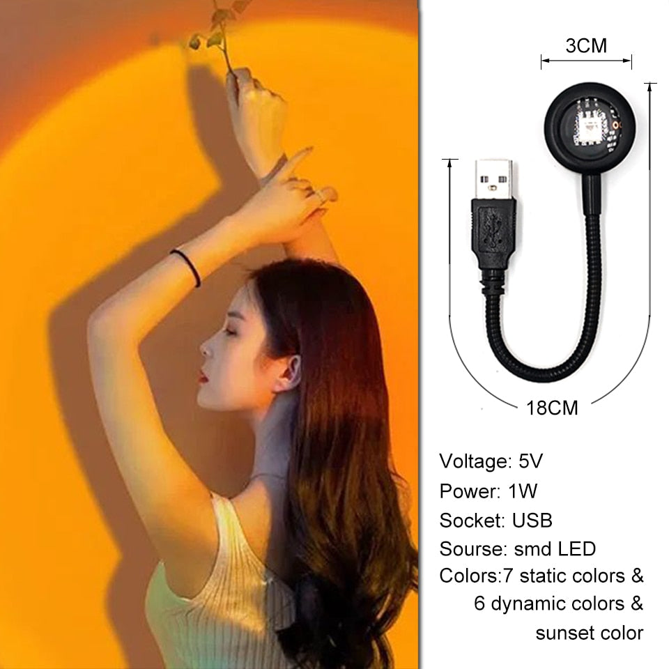 USB Night Light Projector
