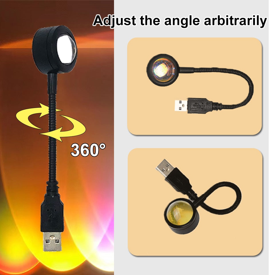 USB Night Light Projector