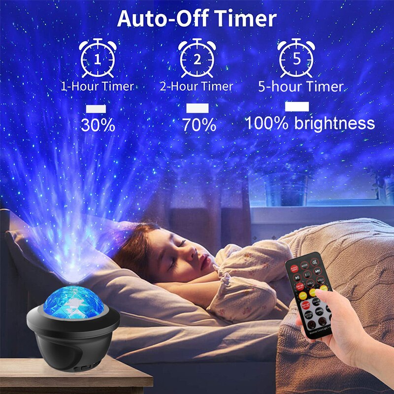 LED Galaxy Bluetooth Speaker Projector