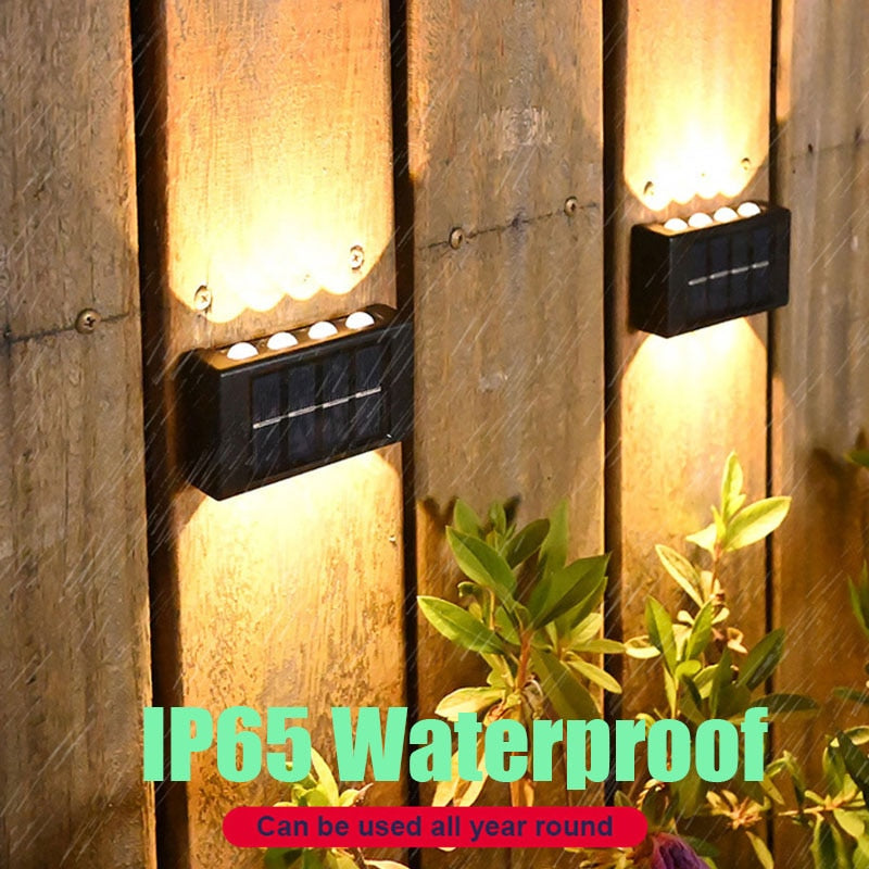 Solar Powered Wall Decor Lights