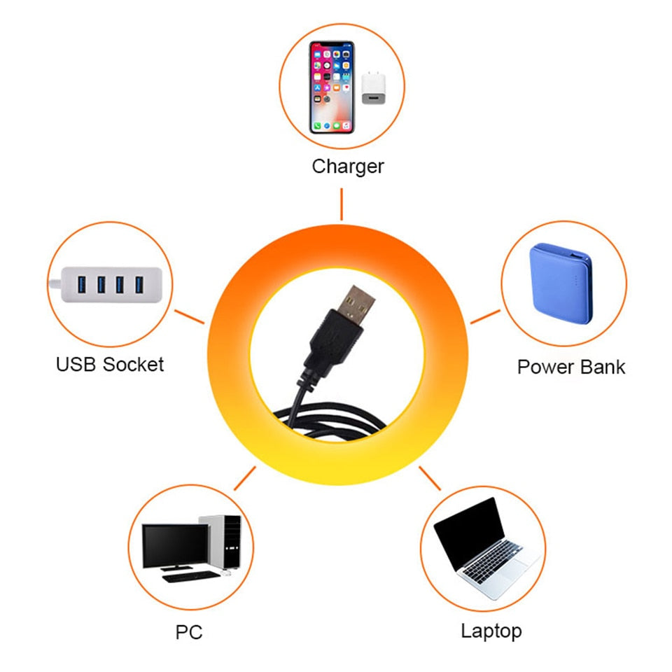 USB Night Light Projector