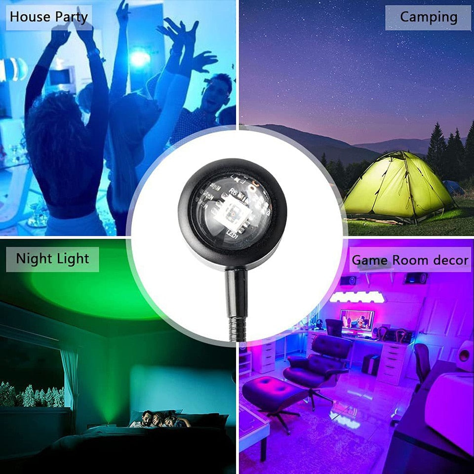 USB Night Light Projector