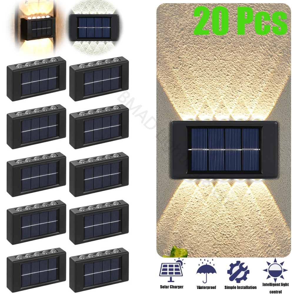 Solar Powered Wall Decor Lights